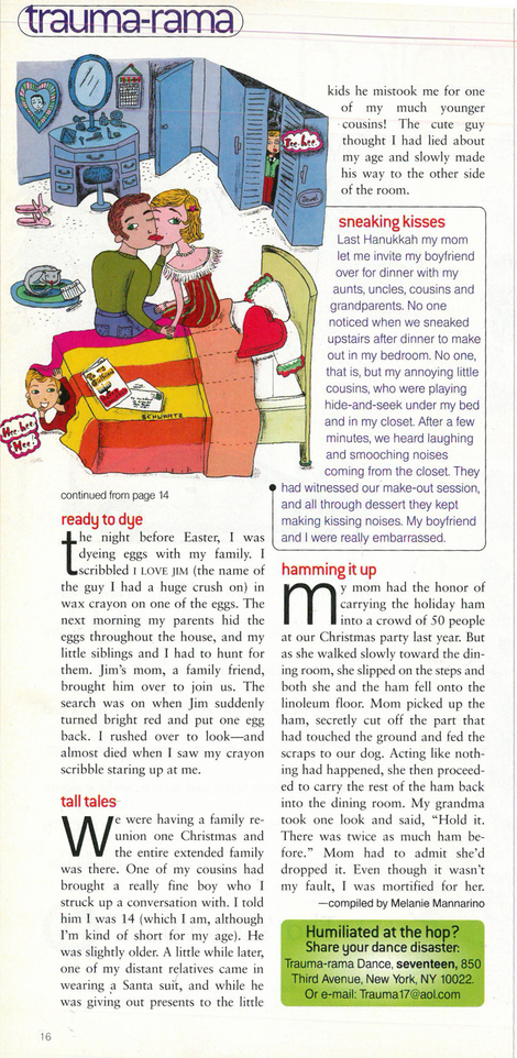 From a 1997 issue of Seventeen, courtesy of the magazine